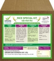 Rice Kit 100% organic products that cover seed treatment, growth promote, sucking pest controller, larvae controller, fungal disease controller