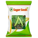 Sagar Rasili F1 Hybrid Bottle Gourd Seeds, High Yield, Dark Green, Suitable For Both Kharif and Zaid Seasons