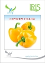Iris Hybrid Vegetable Imported Yellow Capsicum Seeds, Fruit Colour Medium Green To Yellow