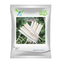 Iris Mino Early Imported OP Long White Radish Seeds, Smooth White Roots, Long Field Holding