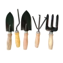 Bharat Agrotech Gardening Tools Combo Pack, Ideal For Digging, Weeding And Planting With Wooden Handle