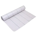 Singhal 110 GSM Garden Weed Control Barrier Sheet Mat, Landscape Fabric, Heavy Duty Weed Block Gardening Mat For Gardens (White)