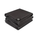 Anil Packaging Marine HDPE Tarpaulin 250 GSM UV Stabilized Material, Waterproof, Heavy Duty Material (Black)