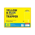 Eco Sticky Trap A5 Size, Yellow and Blue Sticky Trap For The Insects (20 No Yellow, 5 No Blue) Best for organic Vegetable and Fruits farming pest Control 