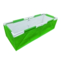 GARDECO HDPE UV Protected 360 GSM, Green Color, Rectangular Plants Grow Bag, Suitable for Terrace Gardening with PVC Pipe Support