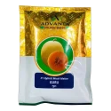 Advanta F1 Hybrid Guru Muskmelon Fruit Seeds, Round and Deep Organge Fruit 