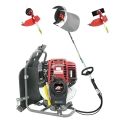 Siddhi Backpack GX35 4-Stroke Brush Cutter, Paddy Blade With Free Accessories