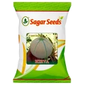 Sagar Hirwa F1 Hybrid Muskmelon Seeds, High TSS, Uniform Fruit Size, Suited For Summer Season