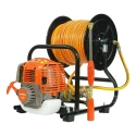 Neptune NPW-768-WH Portable Pressure Sprayer, 4 Stroke Petrol Engine, 50 Meter High Pressure Pipe With Hose Reel And Spray Gun, Ideal For Agriculture