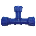 Siddhi Irrigation Drip Accessories, Pepsi T Connector 16 MM, Can Be Used Where Pipe Is Damaged And To Connect To A New Length Of Pipe