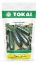 Tokai F1 Hybrid Zucchini Black Beauty Seeds, Vigorous Growing Bush Variety.