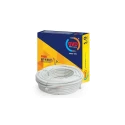 GVD White Single Core FR PVC Flexible Insulated Copper Wire For Agriculture, Home, Domestic & Industrial Use