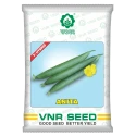 VNR Anita F1 Hybrid Sponge Gourd Seeds, High Yield, Early Bulking, Green Long Thin Fruits