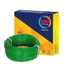 GVD Green Single Core FR PVC Flexible Insulated Copper Wire For Agriculture, Home, Domestic & Industrial Use