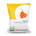 Farmson FB-2122 Orange Habanero, F1 Hybrid Chilli Seeds, Mirchi ke Beej, Rippled Lantern In Shape.