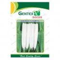 Gentex Hybrid Radish Senorita (Long White) Seeds. Muli Ke Beej, Muda na Bee