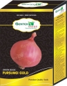 Gentex Fursungi Gold Onion Seeds, Kande Ke Beej For Late Summer to Winter Season, Pink Light Red
