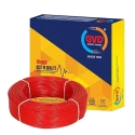 GVD Red Single Core FR PVC Flexible Insulated Copper Wire For Agriculture, Home, Domestic & Industrial Use