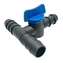 Radhe Agri 16 MM Tee Connector, PVC Material, Tap Cock And Straight Connector
