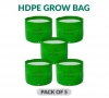 BloomBuddy HDPE Grow Bags 200 GSM, Round Sizes, Various Sizes, UV Treated, Best For Terrace Gardening, Balcony Gardening.