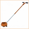 MAHAN Manual Roller Weeder with Plant Protection Plate and Adjustable Long Handle