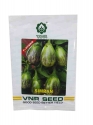 VNR Simran F1 Hybrid Brinjal Seeds, Bengan Ke Beej, Light Purple Green Varigated Fruits