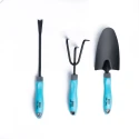 IFFCO Urban Garden - Garden Tool Set 3 Pc - Weeder 1Pc For Weed Removing + Trowel 1Pc For Digging & Transplant + Cultivator 1Pc For Hoeing & Trenching