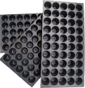 50 Cavity Seedling Tray, Round Shape Hole Germination Tray, Nursery Tray For Sowing Seeds.