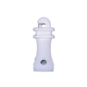 Radhe 4-Inch White Fencing Insulator For Zatka Machine, Durable And Weather-Resistant, Use In Solar Fencing and Crop Care System