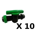 SIddhi Plastic Drip Irrigation Accessories 40 mm Connector Cock, High Durable Material, Long Lasting Product, For Agricultural Rain Pipe