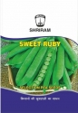 Shriram Sweet Ruby Peas Seeds, Mattar Ke Beej, Lila Vatana Na Beej, Vegetable Seeds.