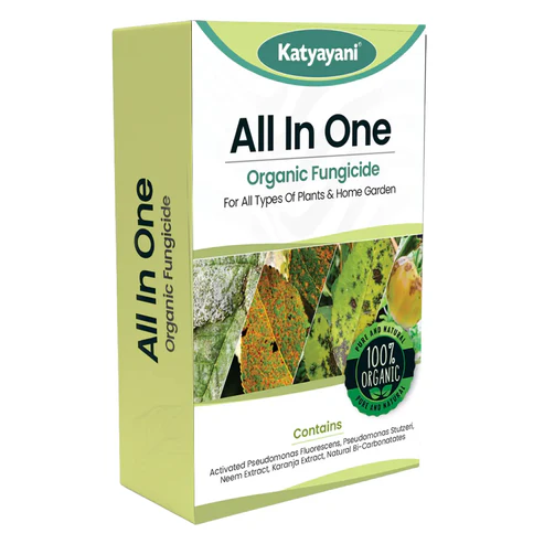 Katyayani All in 1 Organic Fungicide for Plants Flower Vegetable Mildew Rust Blight Disease Control Home Garden Agricultural Use