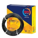 GVD Black Single Core FR PVC Flexible Insulated Copper Wire for Agriculture, Home, Domestic & Industrial Use