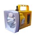 Radhe Agri Omega LED Torch Light, 700m Range, 5200mAh Battery, Main & Side Light For Farmers