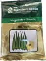 Namdhari Seeds NS 7801 Okra (Bhindi) Seeds, Dark Green Color Suitable For Kharif And Summer