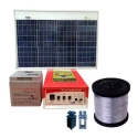 Siddhi 13kV Solar Zatka Machine With Solar Panel, Battery Insulator, Fence And Wire For 100 Bigha