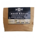 White Sandal Seed Balls, made from a unique blend of seed And clay, peat free compost
