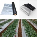 Siddhi Mulch Film, Zig Zag Holes Mulching Sheet, (1 Meter Width x 400 Meters Length) - Black and Silver