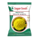 Sagar Yellow Karina F1 Hybrid Marigold Seeds, Deep Yellow, Ball-Shaped Flowers, High Yield Variety