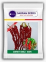 Sarpan F1 Chilli Deepa - Dual Purpose Hybrid Chilli Seeds, Green & Dark Red
