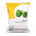Farmson FB-2011 F1 Hybrid Green Capsicum Seeds, Light Green Fruit Color, High Yielding Variety