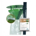 GAIAGEN Pheromone Lure For Sugarcane Top Borer (Scirpophaga excerptalis) And Insect Funnel Trap Combo pack
