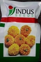 Indus Marigold Pushparaj Orange Seeds, Genda Fool , Dark Green Leaf Colour 1000 Seeds.
