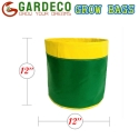 Gardeco PVC Coated Nylon Fabric Grow Bag, 450 GSM Heavy Duty, UV Resistant, Suitable for Plants, Terrace Garden and Vegetables Gardening.