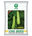 VNR Sarita F1 Hybrid Bottle Gourd Seed, Lauki Ke Beej, Green Color and Elongate Shape