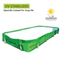 Mipatex HDPE Azolla Bed for Cultivation, 100% Virgin Material, Waterproof Garden Growing Bed - Aquatic Fern UV Stabilized Grow Bed (Green Color)