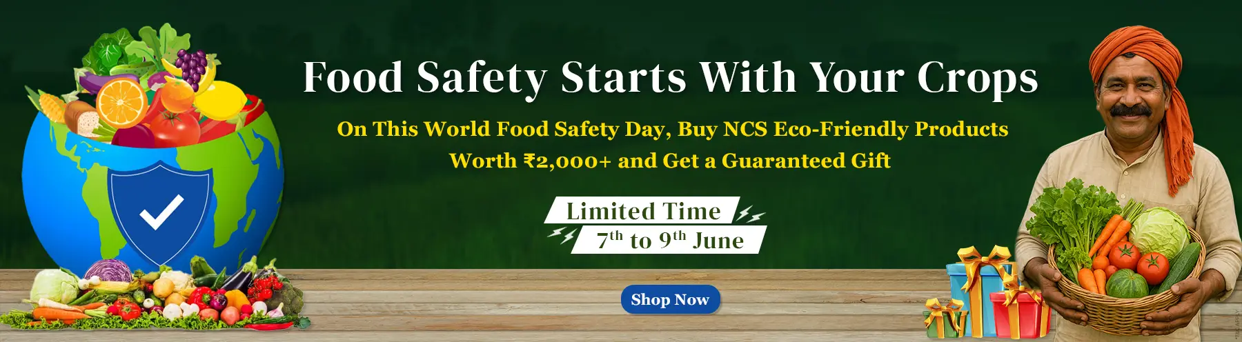 World Food Safety Day Offer: Buy NCS 2000+, Get Gift