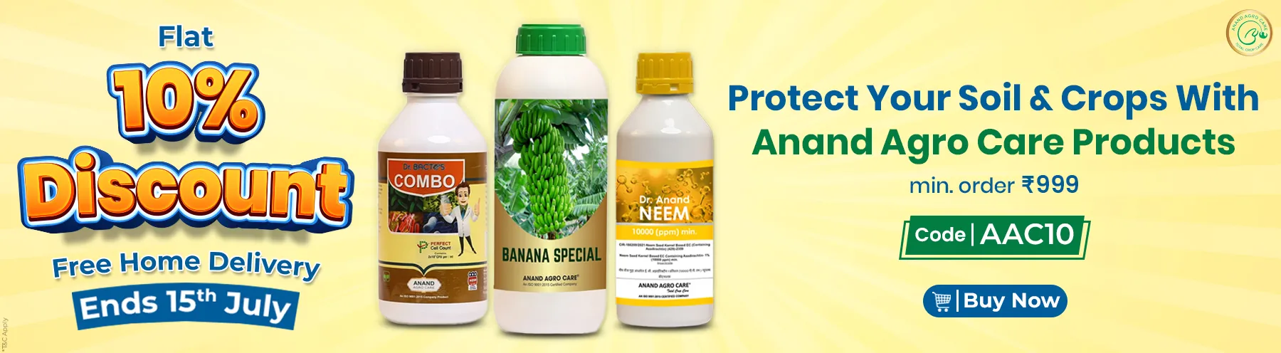 Anand Agrocare – 10% Off on Orders Above ?1000