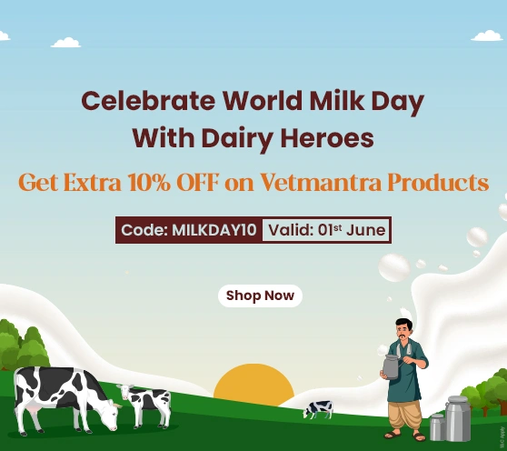 Milk Day Offer – Extra 10% Off on Vetmantra
